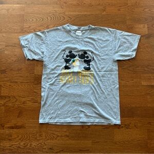 Disney Tee T-Shirt Top Cotton Gray Mickey Minnie Mouse Dole Whip Custom Gildan